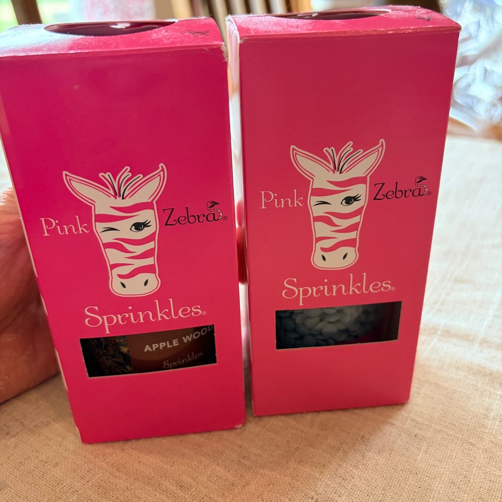 Pink Zebra Sprinkles Apple Wood & Autumn Breeze Home Fragrance Wax Melts 2 Pack